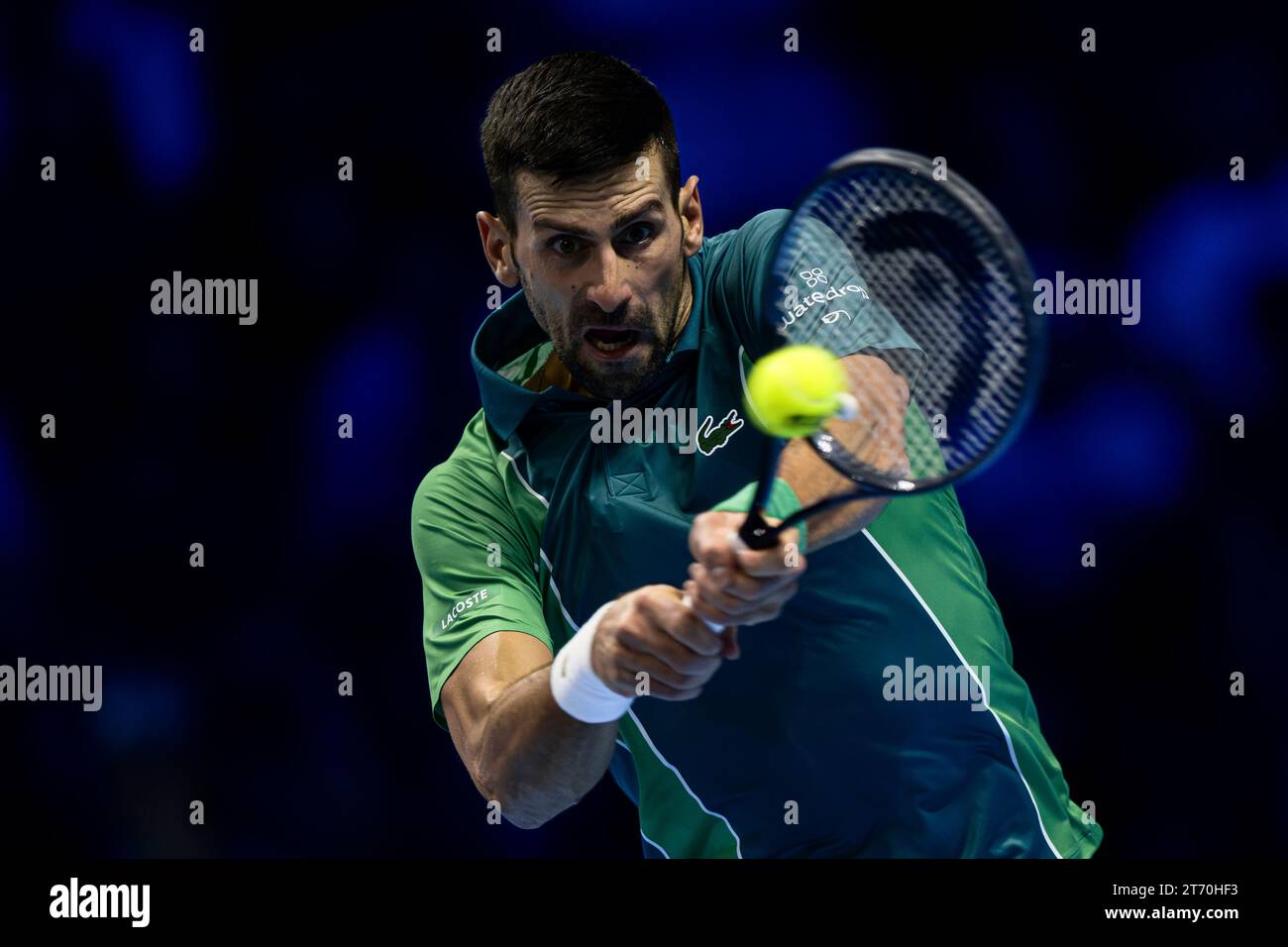 Turin, Italy. 12 November 2023. during the round robin singles match