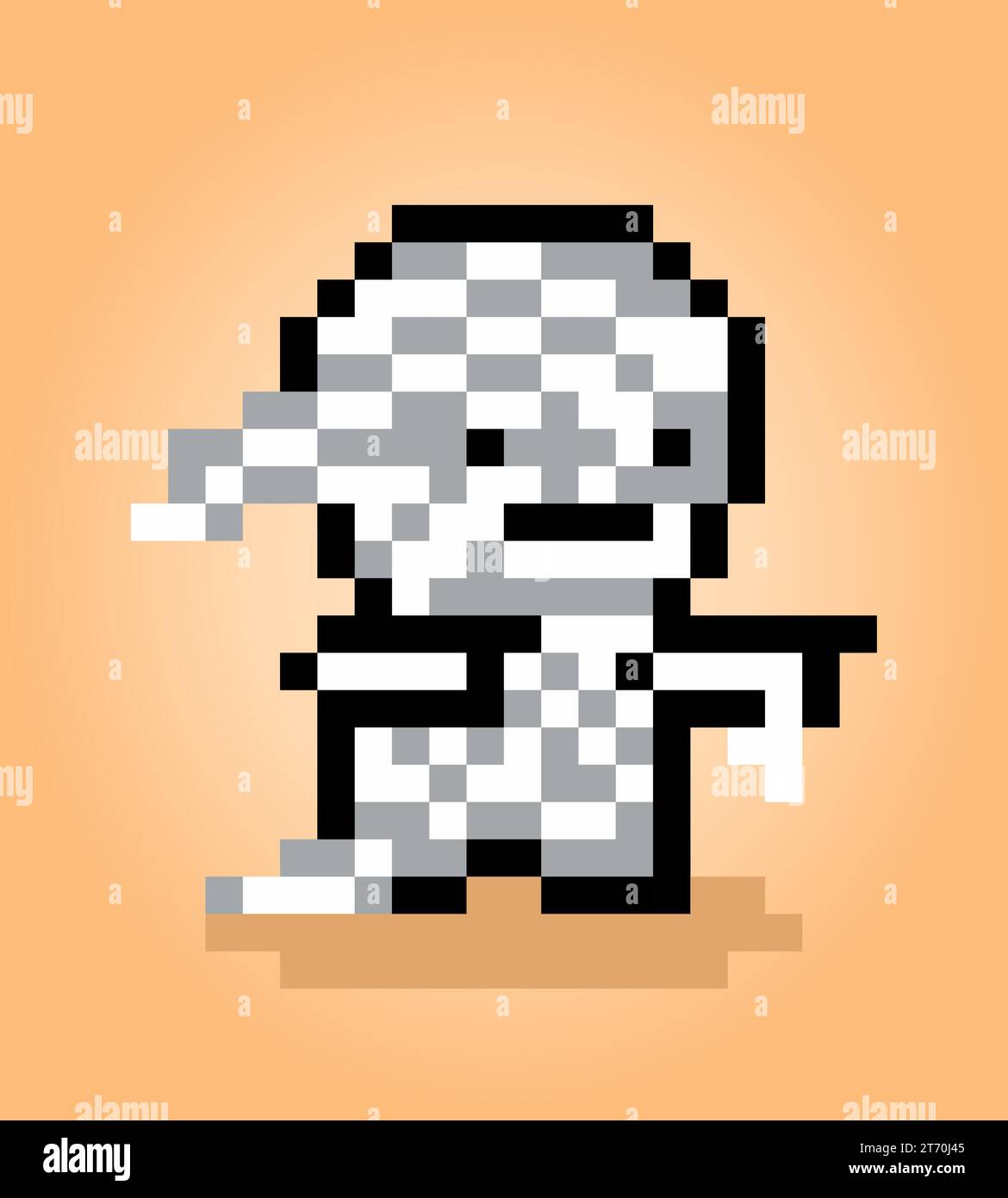 8 Bit Characters Grid
