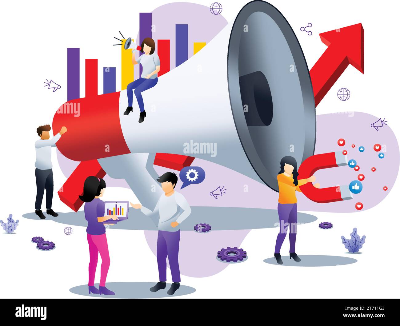 Digital marketing strategies Stock Vector Image & Art - Alamy