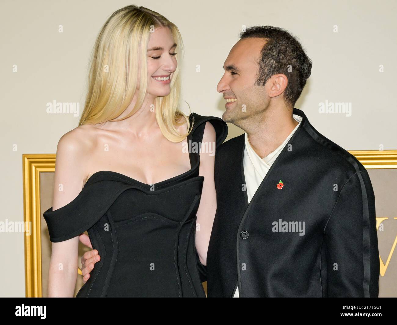 Westwood, California, USA. 12th Nov, 2023. Elizabeth Debicki and Khalid