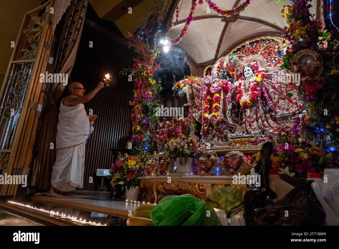 NEW YORK, NEW YORK NOVEMBER 12 Nikunja Bihari Das stands at the