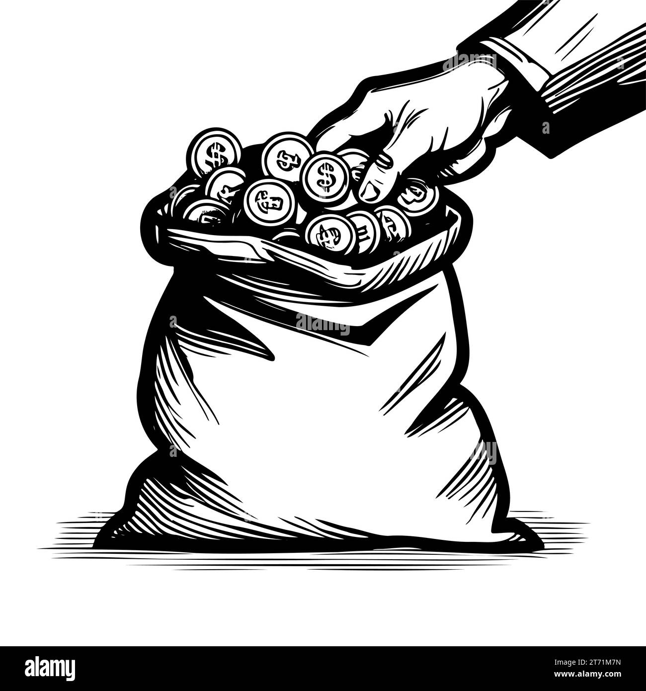 Incomplete Money Incomplete sketch Stock Vector Images - Alamy
