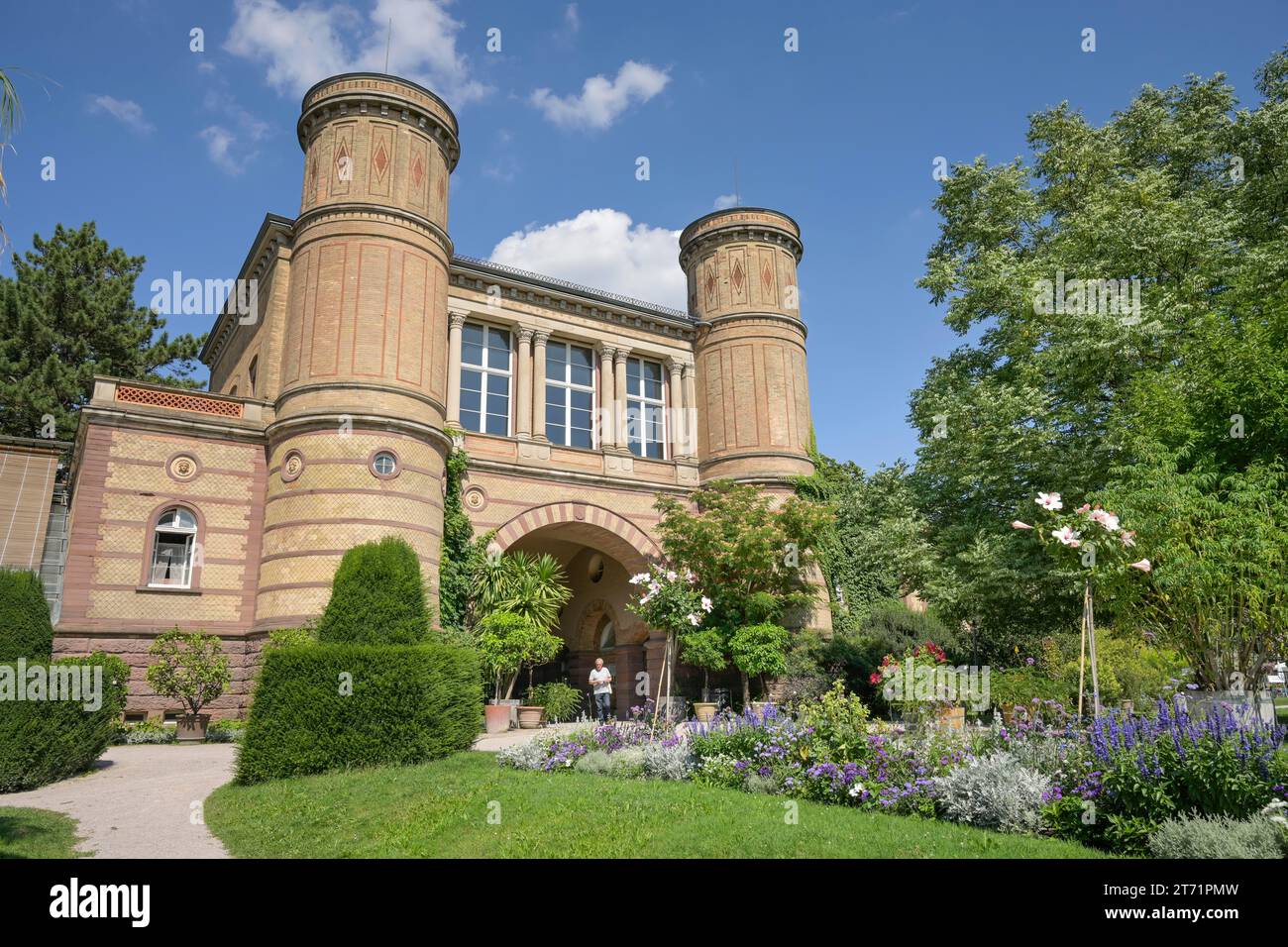 Torbogensaal, Botanischer Garten Karlsruhe, Hans-Thoma-Straße, Karlsruhe, Baden-Württemberg, Deutschland Stock Photo