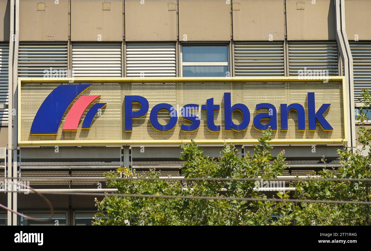 Postbank, Kriegsstraße, Karlsruhe, Baden-Württemberg, Deutschland Stock Photo