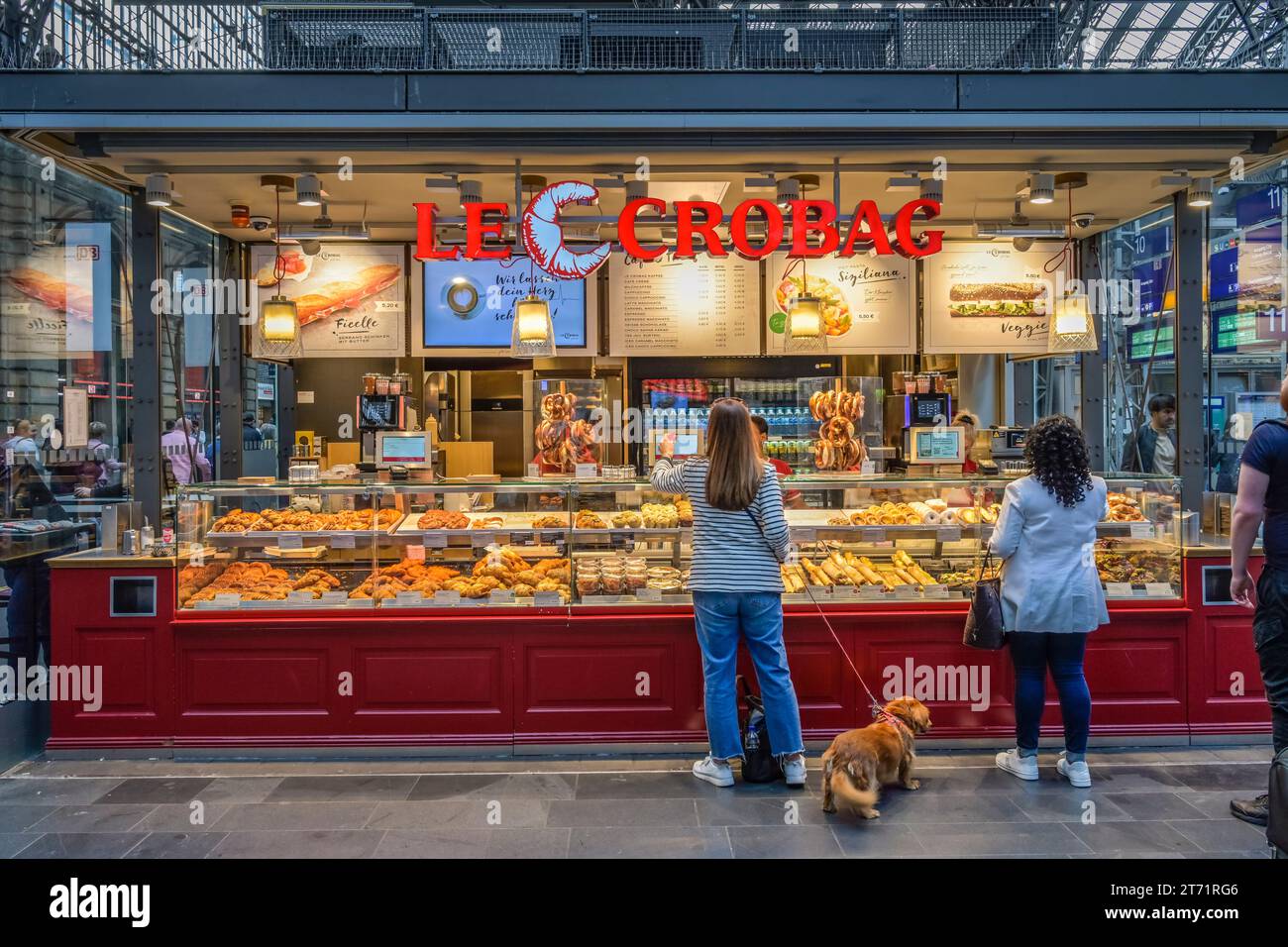 Bäckerei Le Crobag, Hauptbahnhof, Frankfurt, Hessen, Deutschland Stock Photo Alamy