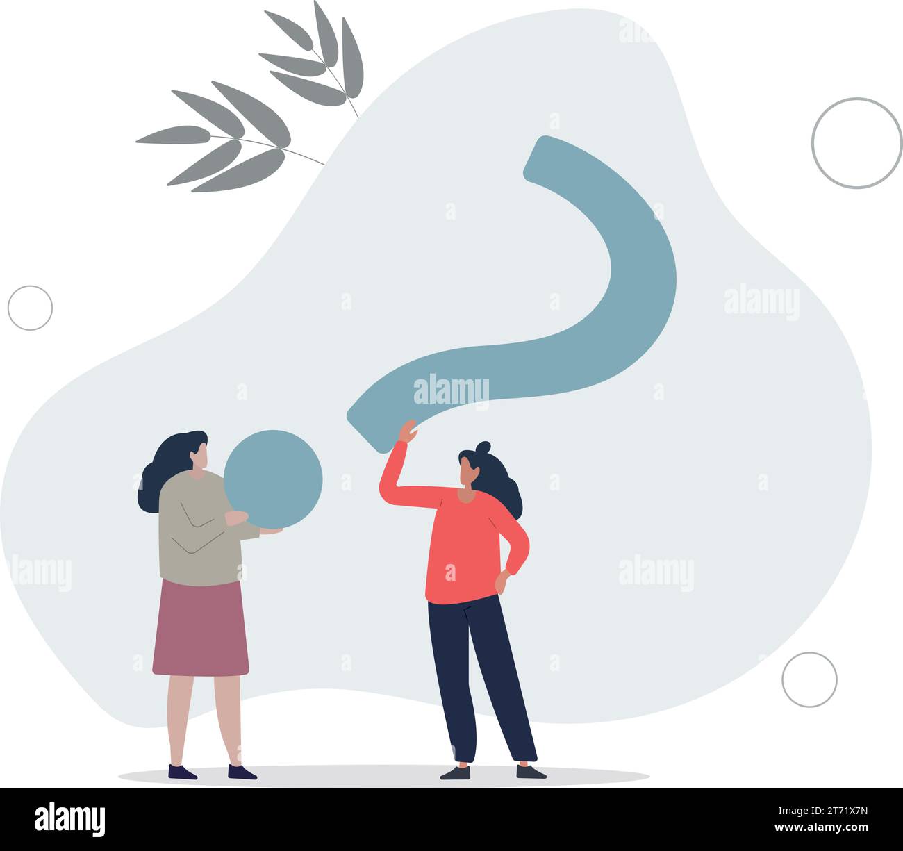 doubt-questioning-stock-vector-images-alamy