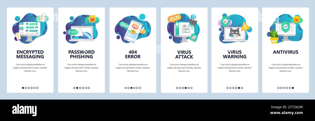 Secure Message Email Banner Example Encrypted messages Stock Vector Images - Alamy