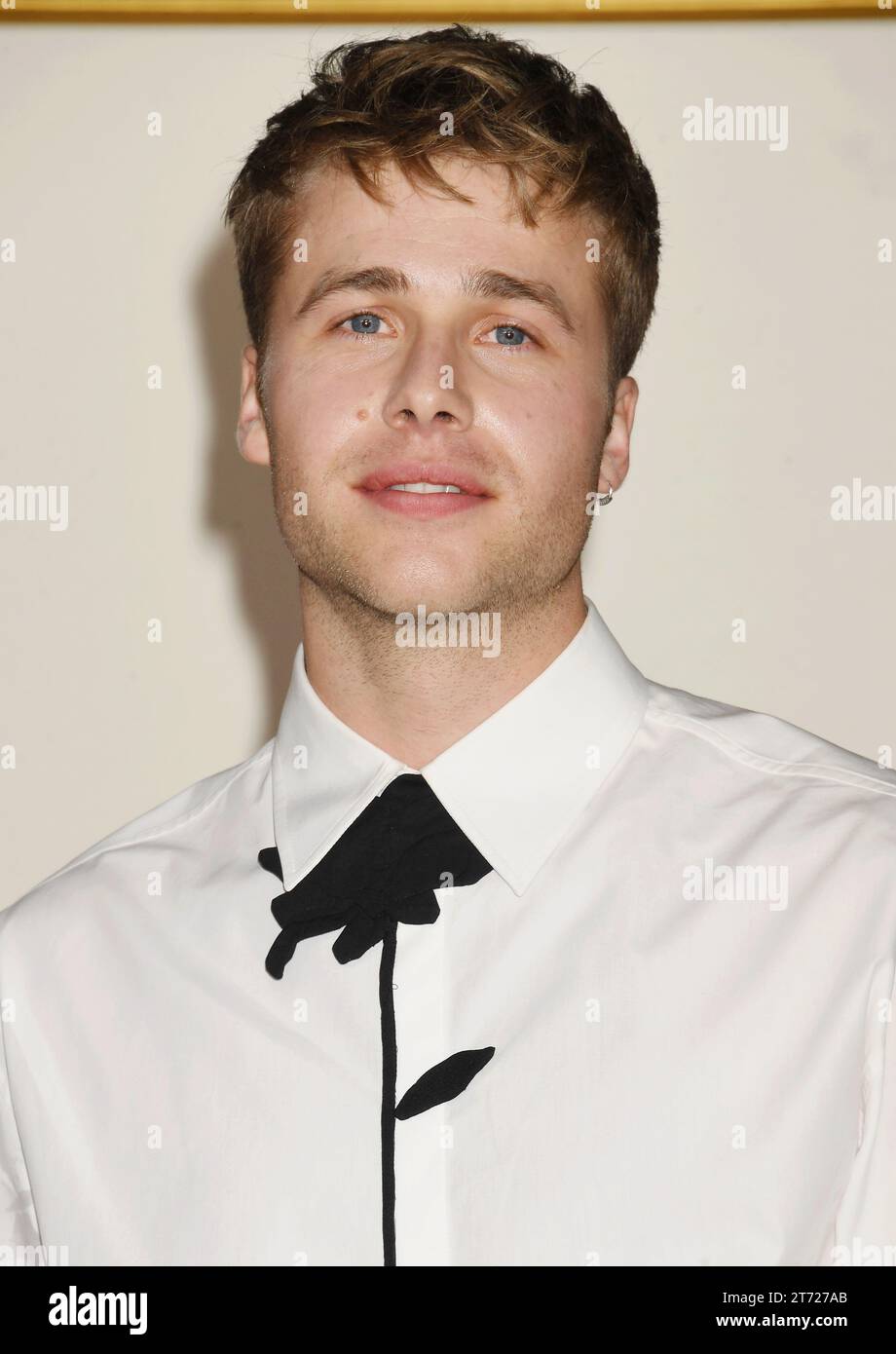 Los Angeles, California, USA. 12th Nov, 2023. Ed McVey attends the premiere of Netflix's 'The Crown' Season 6 Part 1 at Regency Village Theatre on November 12, 2023 in Los Angeles, California. Credit: Jeffrey Mayer/Jtm Photos/Media Punch/Alamy Live News Stock Photo