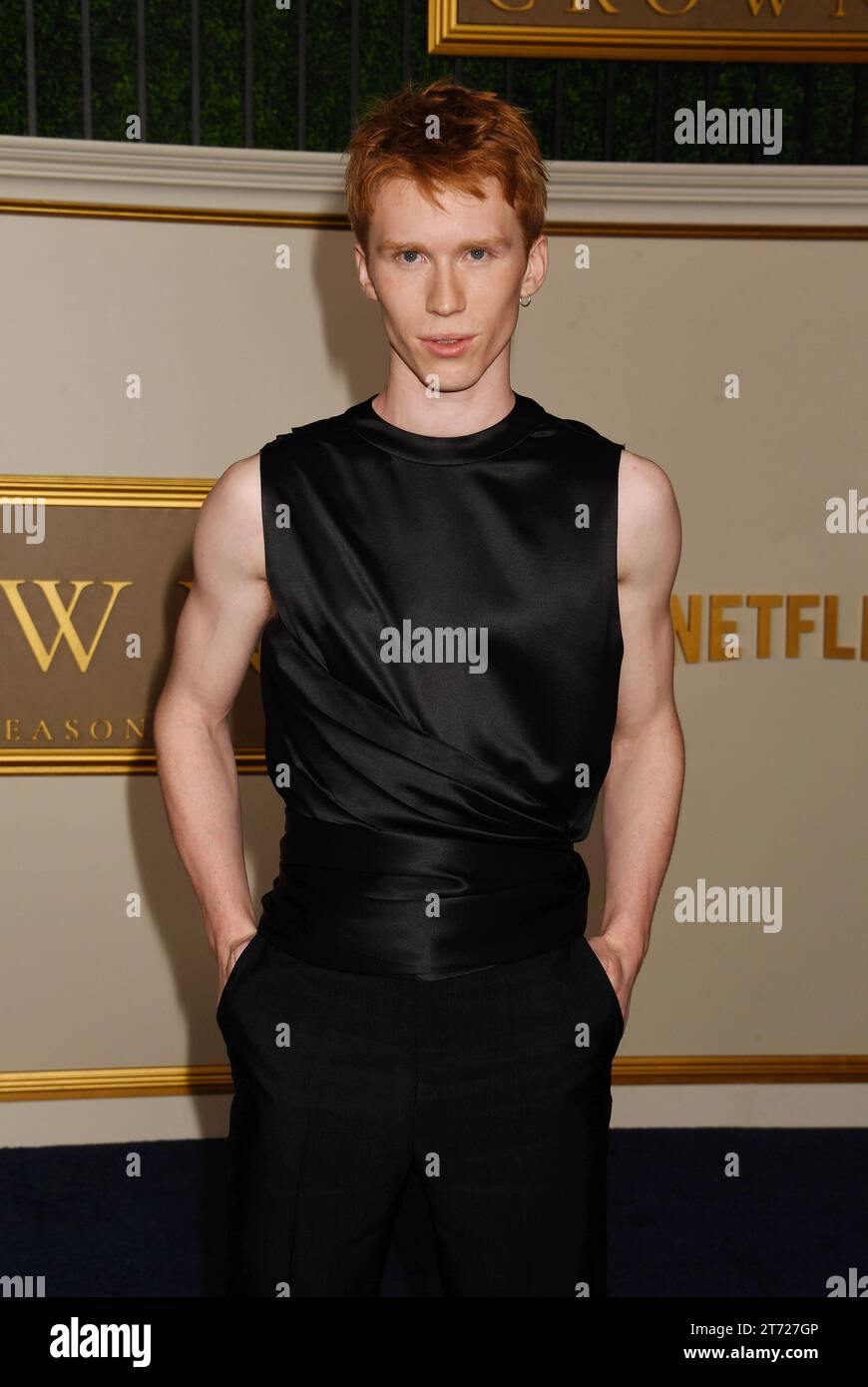 Los Angeles, California, USA. 12th Nov, 2023. Luther Ford attends the premiere of Netflix's 'The Crown' Season 6 Part 1 at Regency Village Theatre on November 12, 2023 in Los Angeles, California. Credit: Jeffrey Mayer/Jtm Photos/Media Punch/Alamy Live News Stock Photo