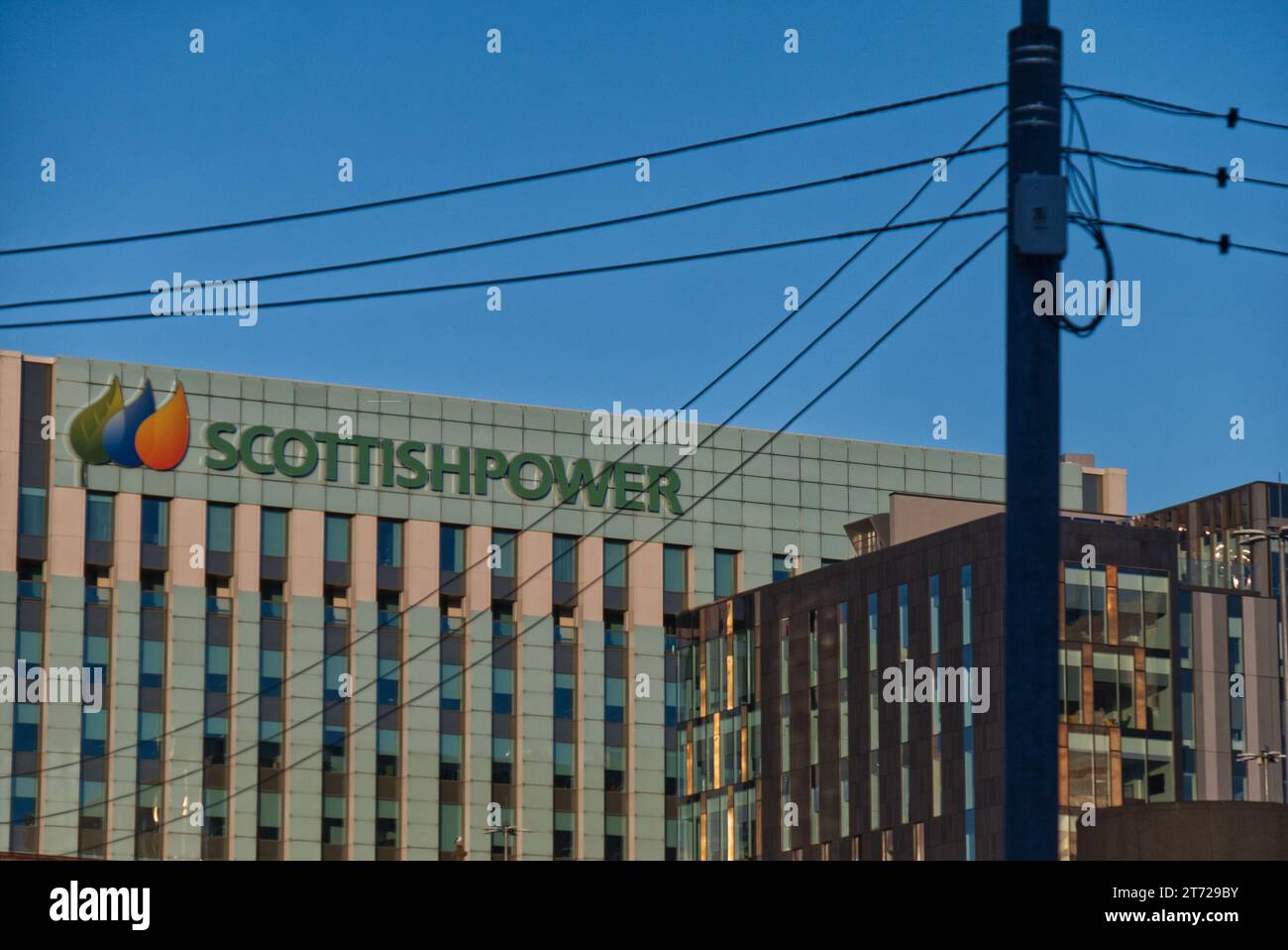 Scottish Power headquarters building in Glasgow Stock Photo Alamy
