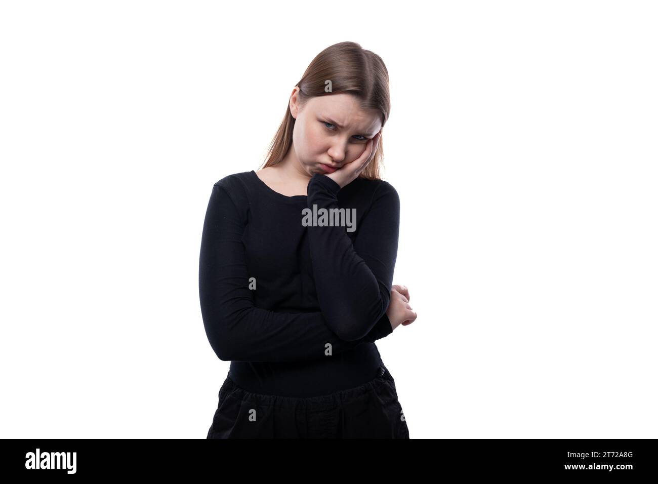 Sad preteen girl hi-res stock photography and images - Alamy