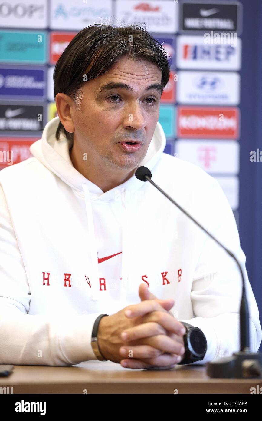 Zagreb Croatia 13th Nov 2023 Head Coach Of Croatia National zagreb-croatia-13th-nov-2023-head-coach-of-croatia-national