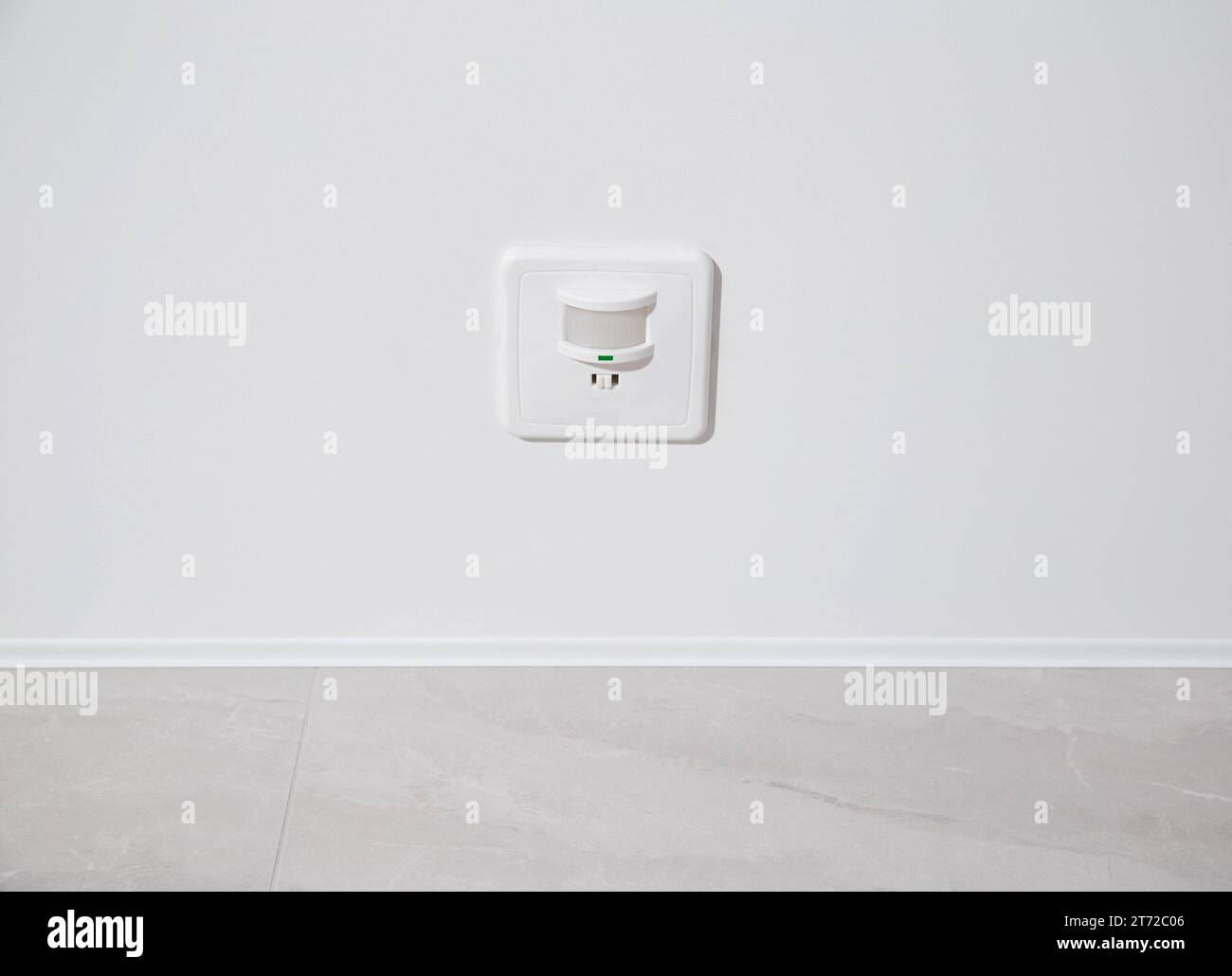 Modern motion sensor for turning on and off the light on the ceiling