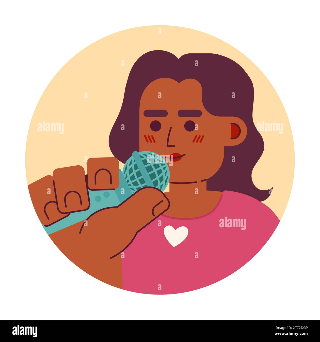 American singer lady Stock Vector Images - Alamy