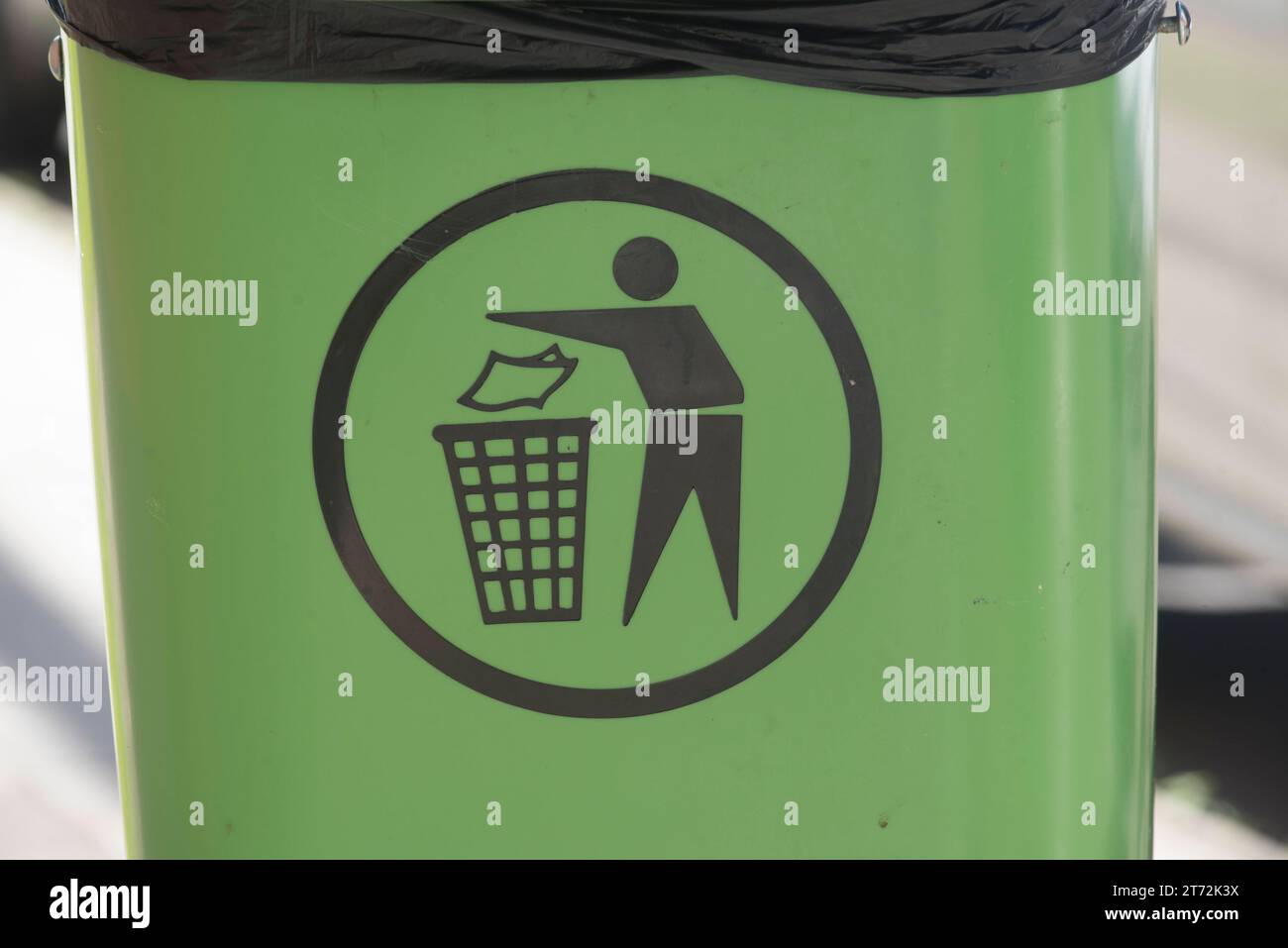 garbage sign for waste disposal, waste collection and environmental ...