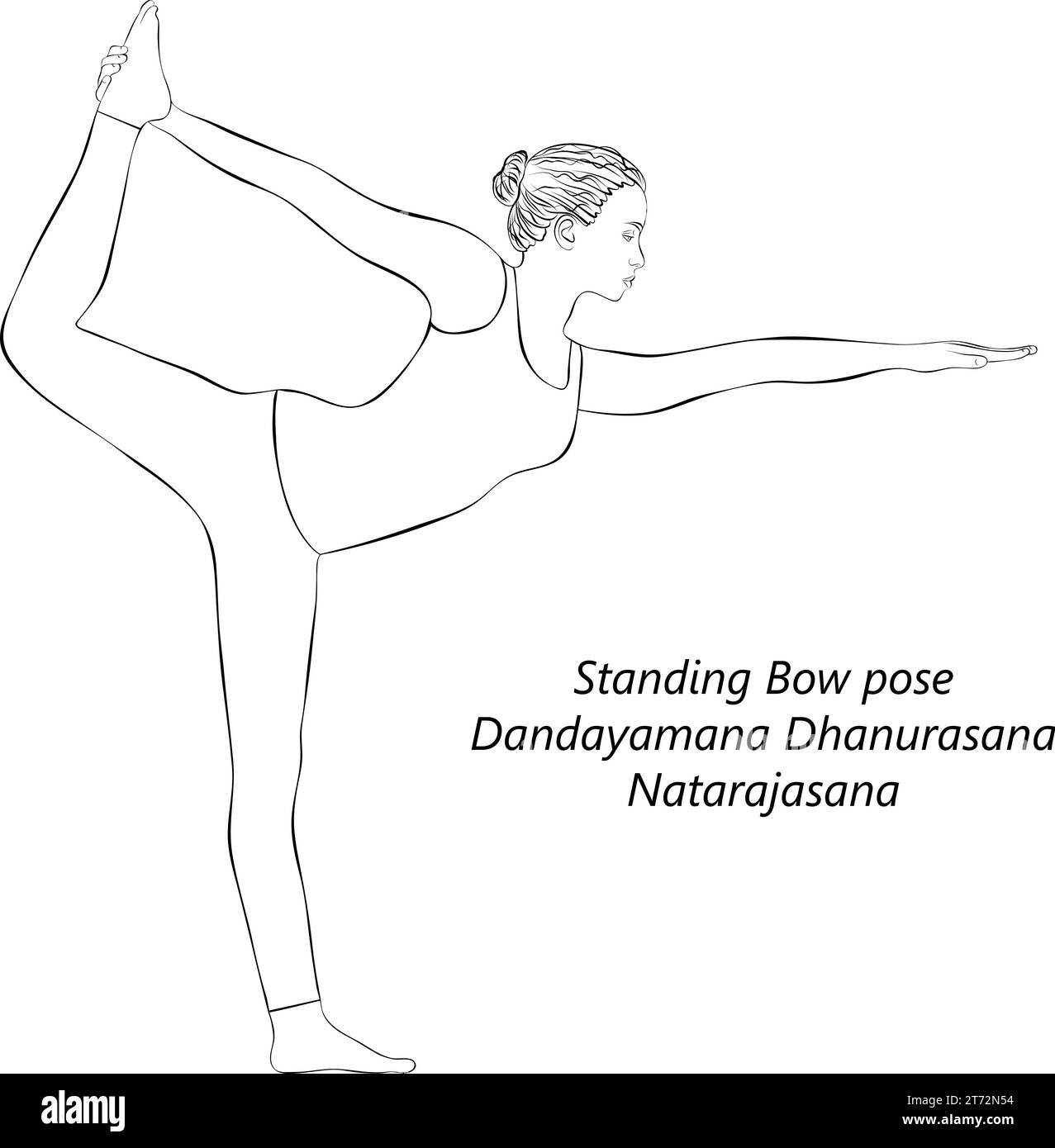 Standing Bow Pose | MonYogaChaud