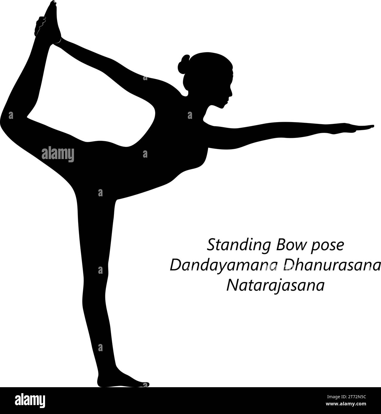 The standing bow pose, Dandayamana Dhanurasana Wall Art, Canvas Prints,  Framed Prints, Wall Peels | Great Big Canvas