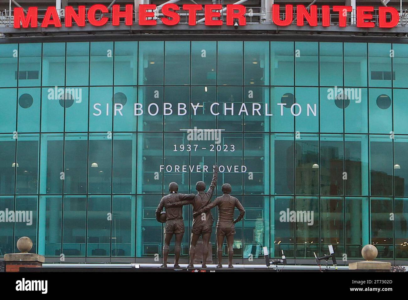 Processional Trafford Old trafford frontage hi-res stock photography and images - Alamy