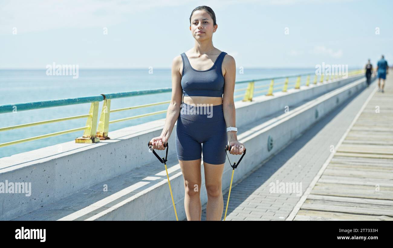 Female bodybuilder beach hi-res stock photography and images - Alamy