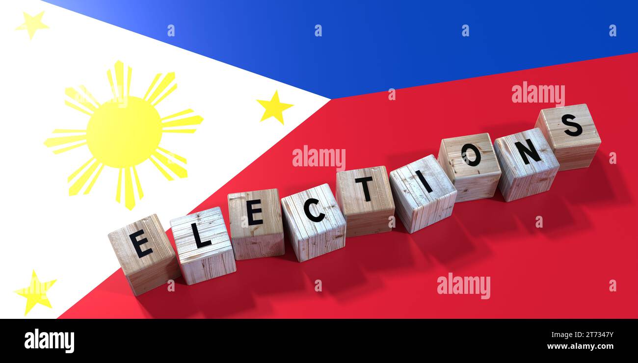 philippines-elections-concept-wooden-blocks-and-country-flag-3d