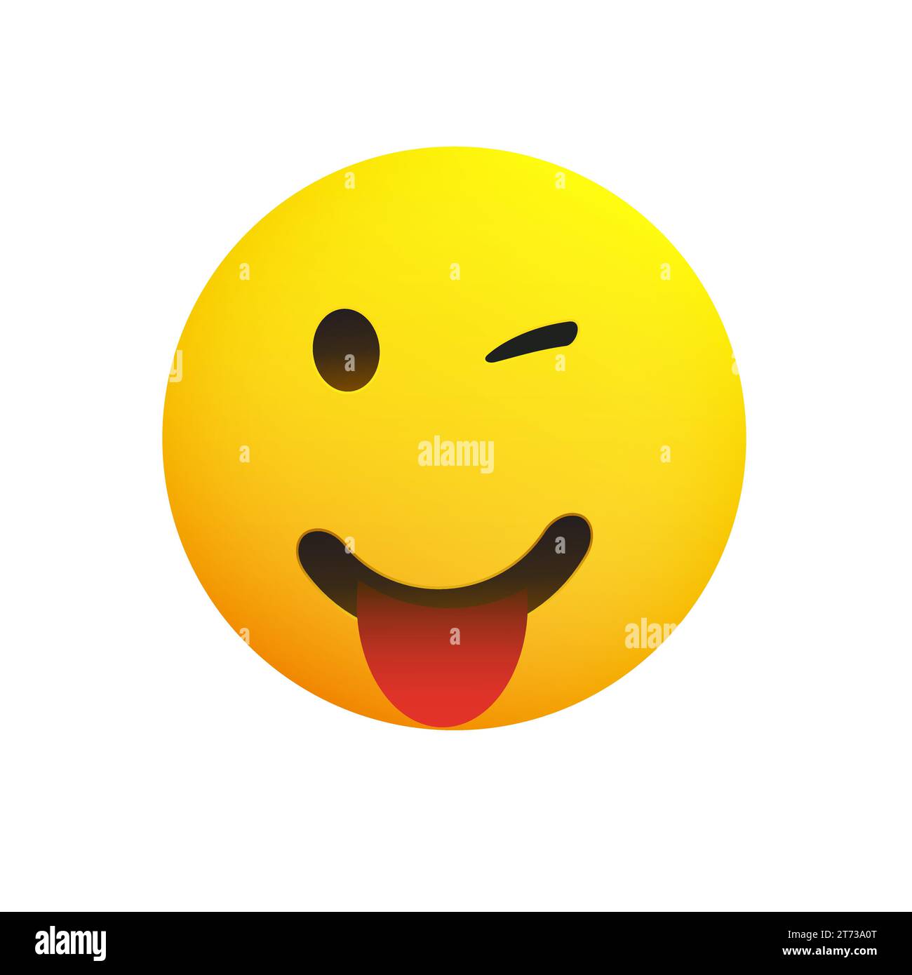 Emoji Expressions Plush Pillow Winking Face Stuck Out Tongue