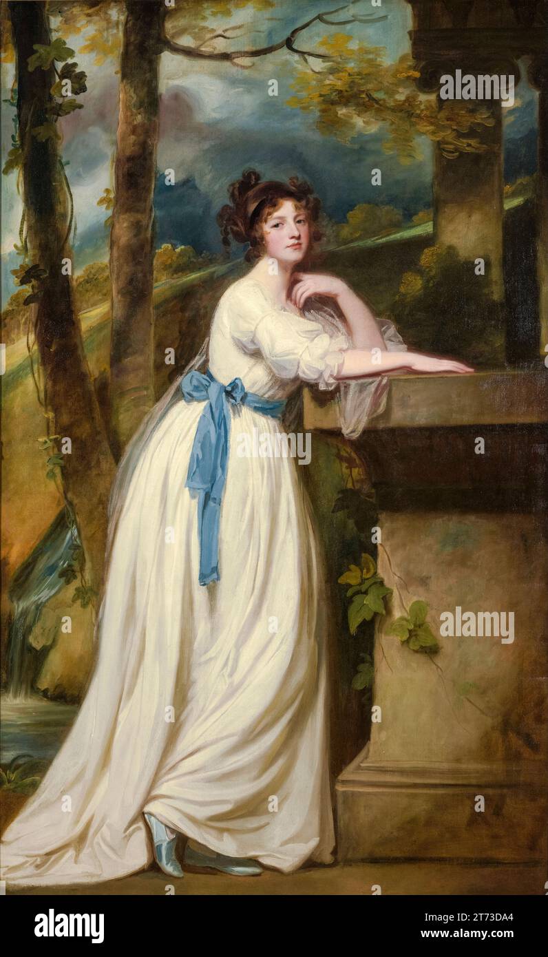 Mrs Andrew Reid (Harriet Gildart, 1763–1802), portrait painting in oil ...