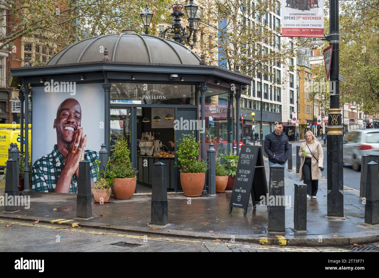 In a repurposed former theatre ticket sales booth, the Audrey Green