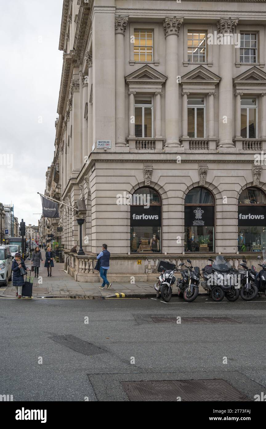 Farlows outdoor pursuits store, selling fly fishing and shooting