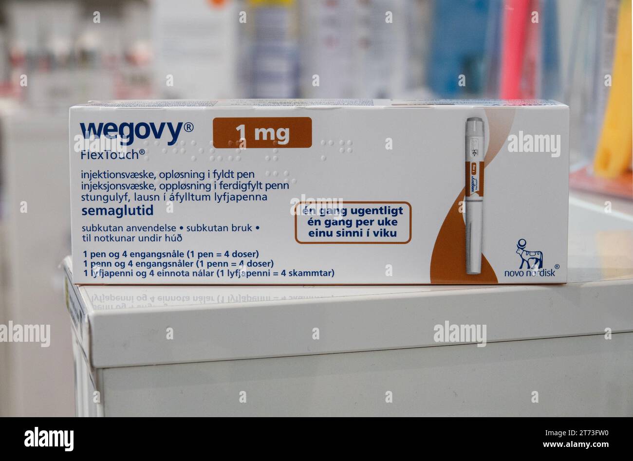 Packaging Box Of Wegovy (semaglutide) Injectable Prescription ...