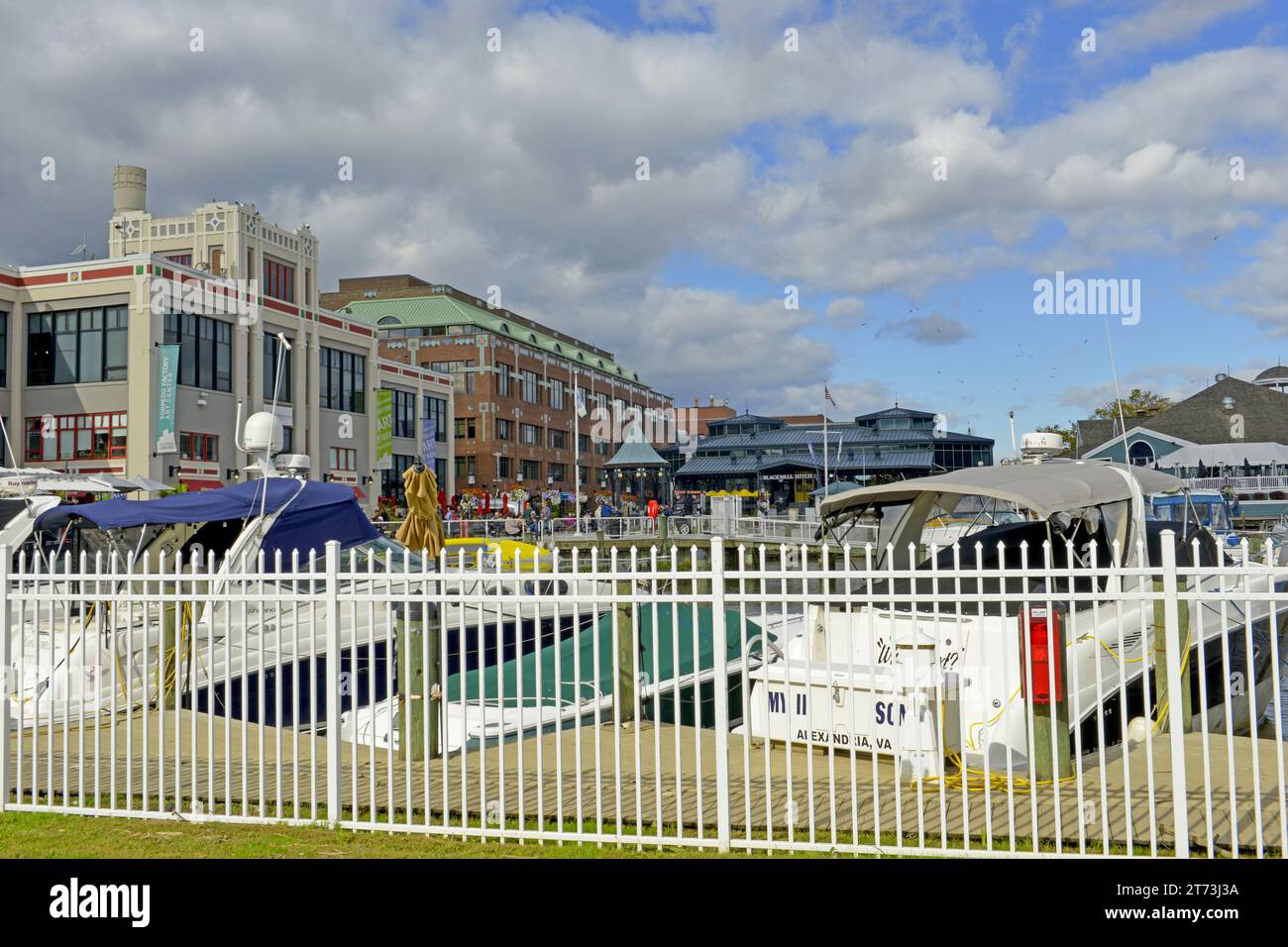 Old Town waterfront in Alexandria VA Stock Photo Alamy
