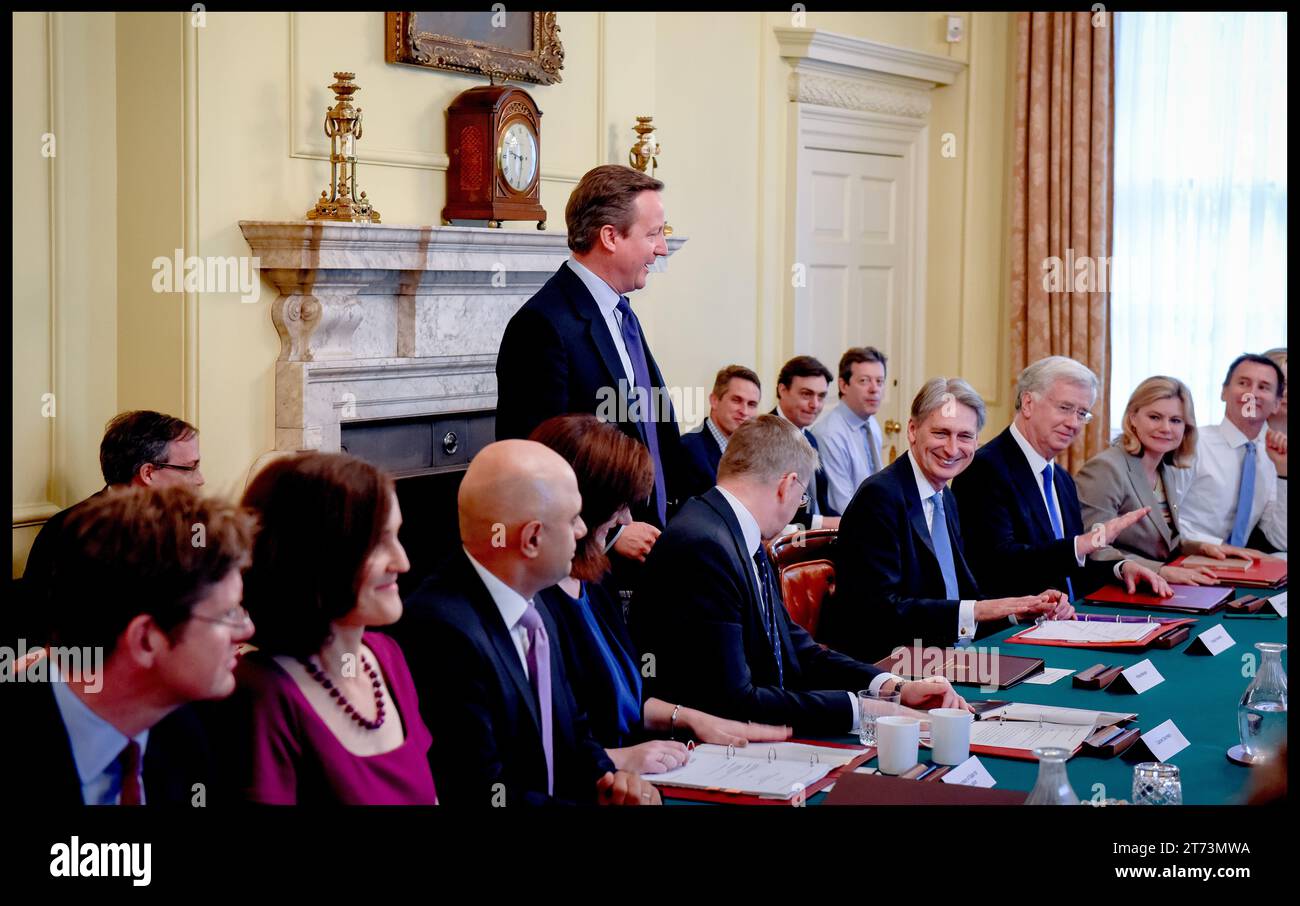 London, UK. 12th July, 2016. Image © Licensed to Parsons Media. 13/11/2023. London, United Kingdom. David Cameron appointed Foreign Secretary. 12/07/2016. London, United Kingdom. The Prime Minister David Cameron holds his last cabinet meeting in No10 Downing Street the day before he steps down as PM. Photo Picture by Credit: andrew parsons/Alamy Live News Stock Photo