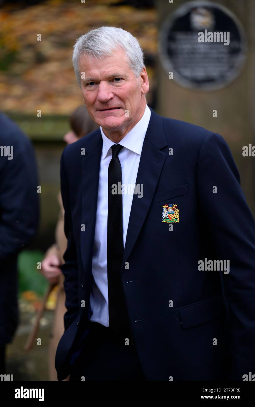 Manchester, UK. November 13th, 2023. David Gill attending the funeral