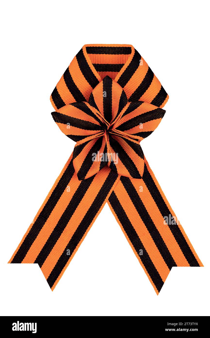 Bow of St. George ribbon. Symbol of victory of Russia in the Second