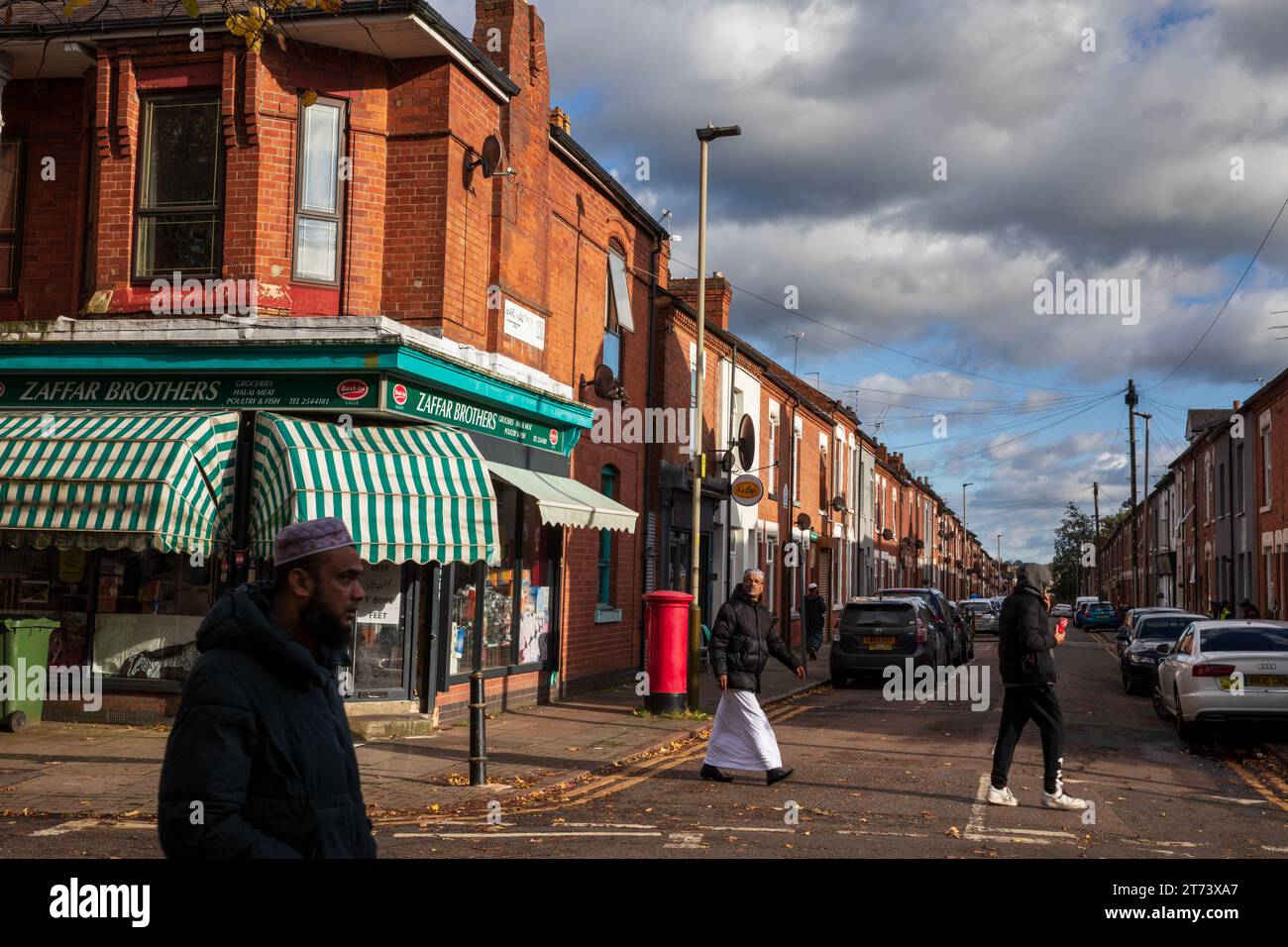 Highfields area of Leicester. Stock Photo
