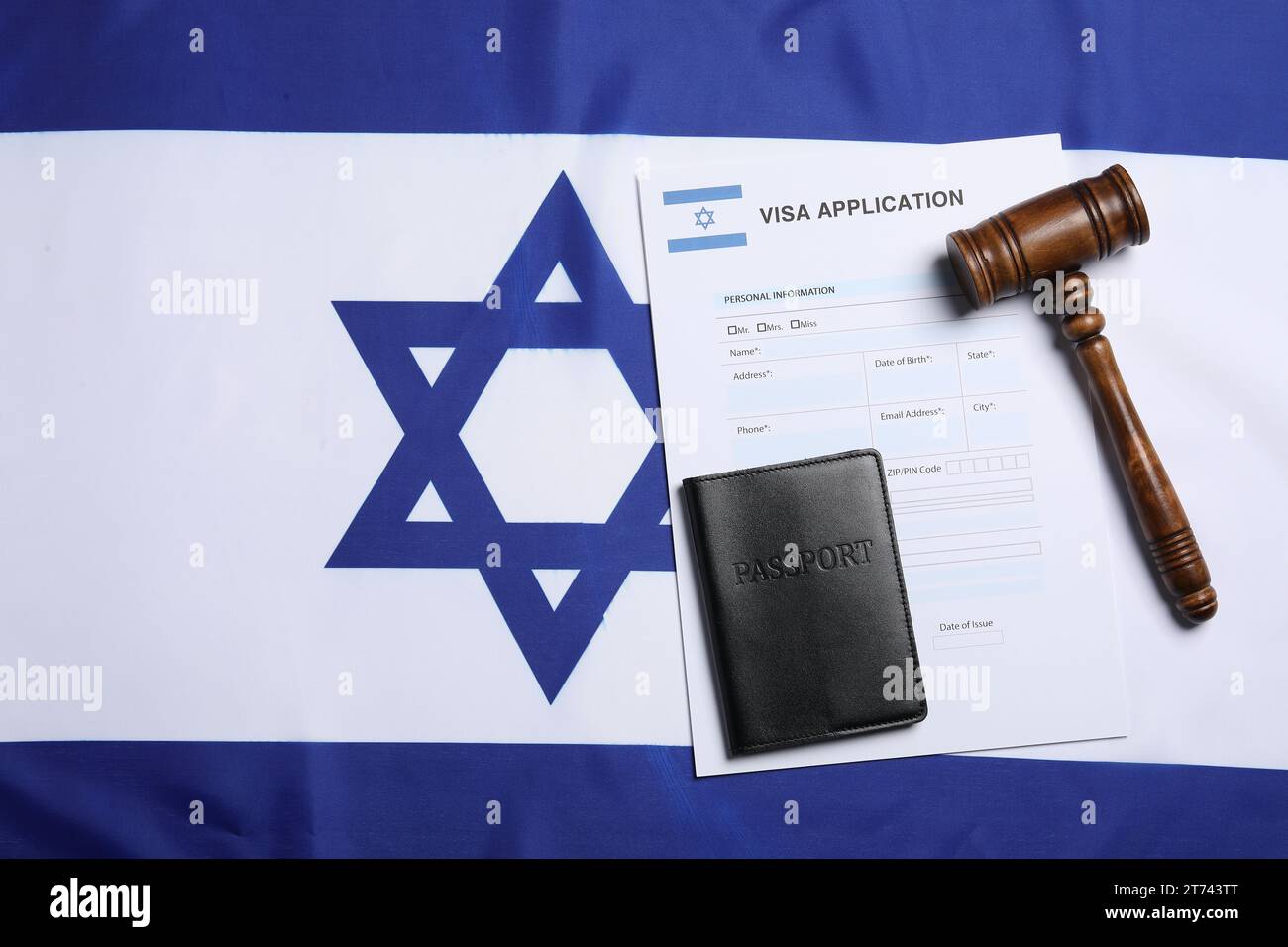 Immigration To Israel Visa Application Form Gavel And Passport On Flag Flat Lay Space For immigration-to-israel-visa-application-form-gavel-and-passport-on-flag-flat-lay-space-for