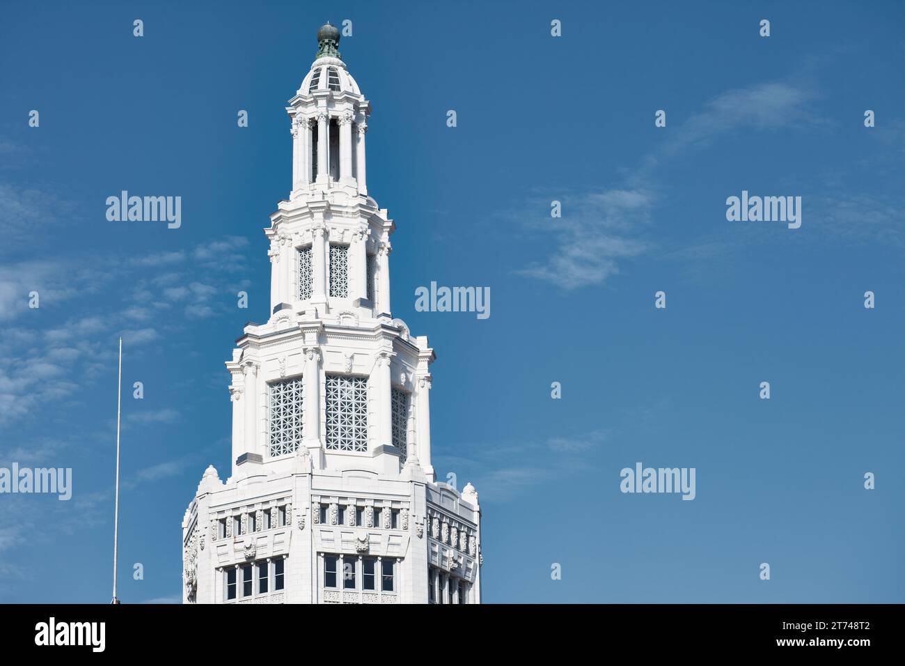 The ornate Electric Tower office building in downtown Buffalo New York USA. Stock Photo