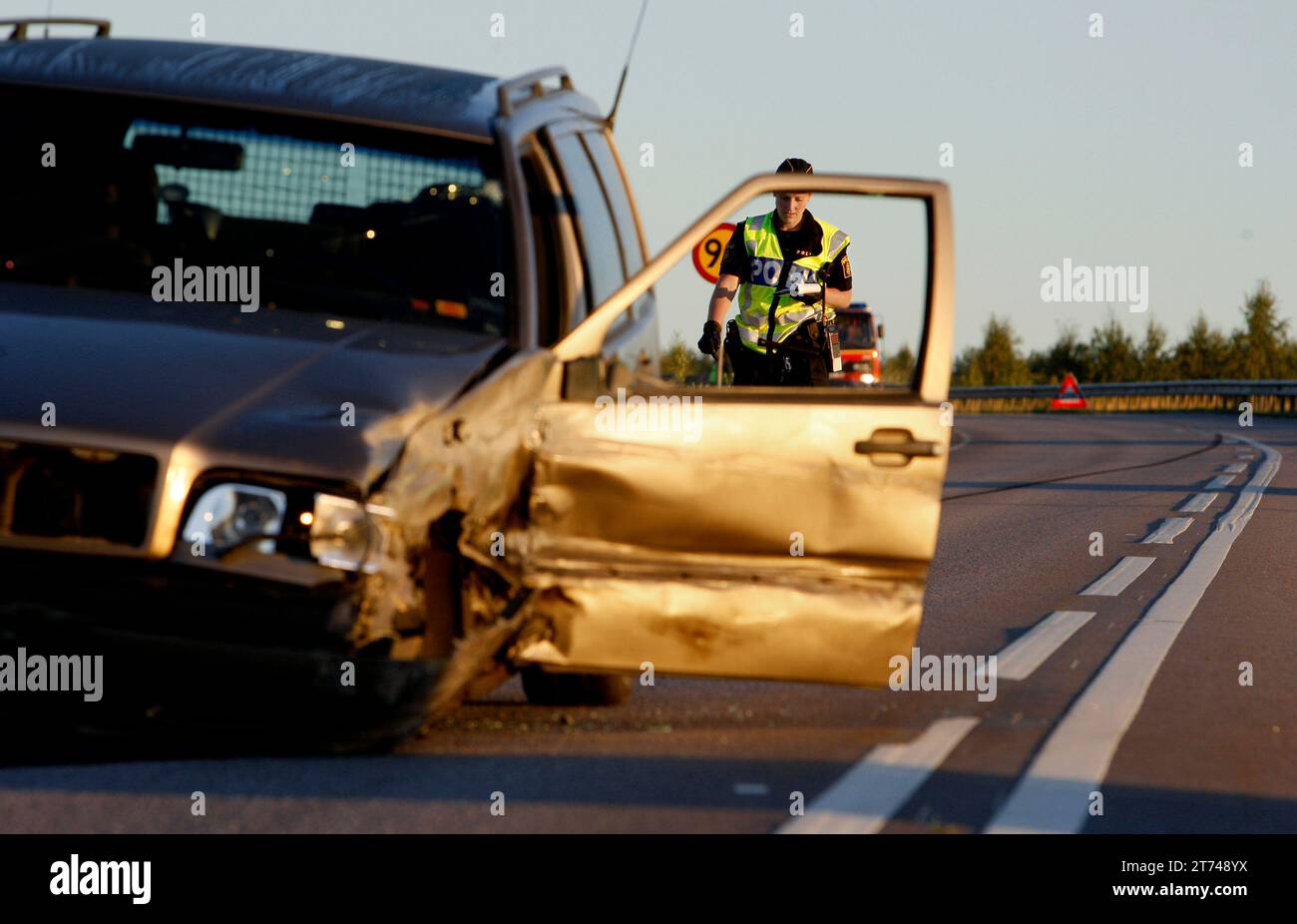 Volvo police cars hi-res stock photography and images - Alamy