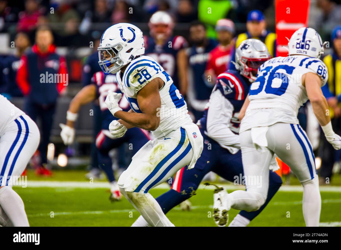 NFL International Series /Game Indianapolis Colts vs. New England Patriots on 12. Nov. 2023