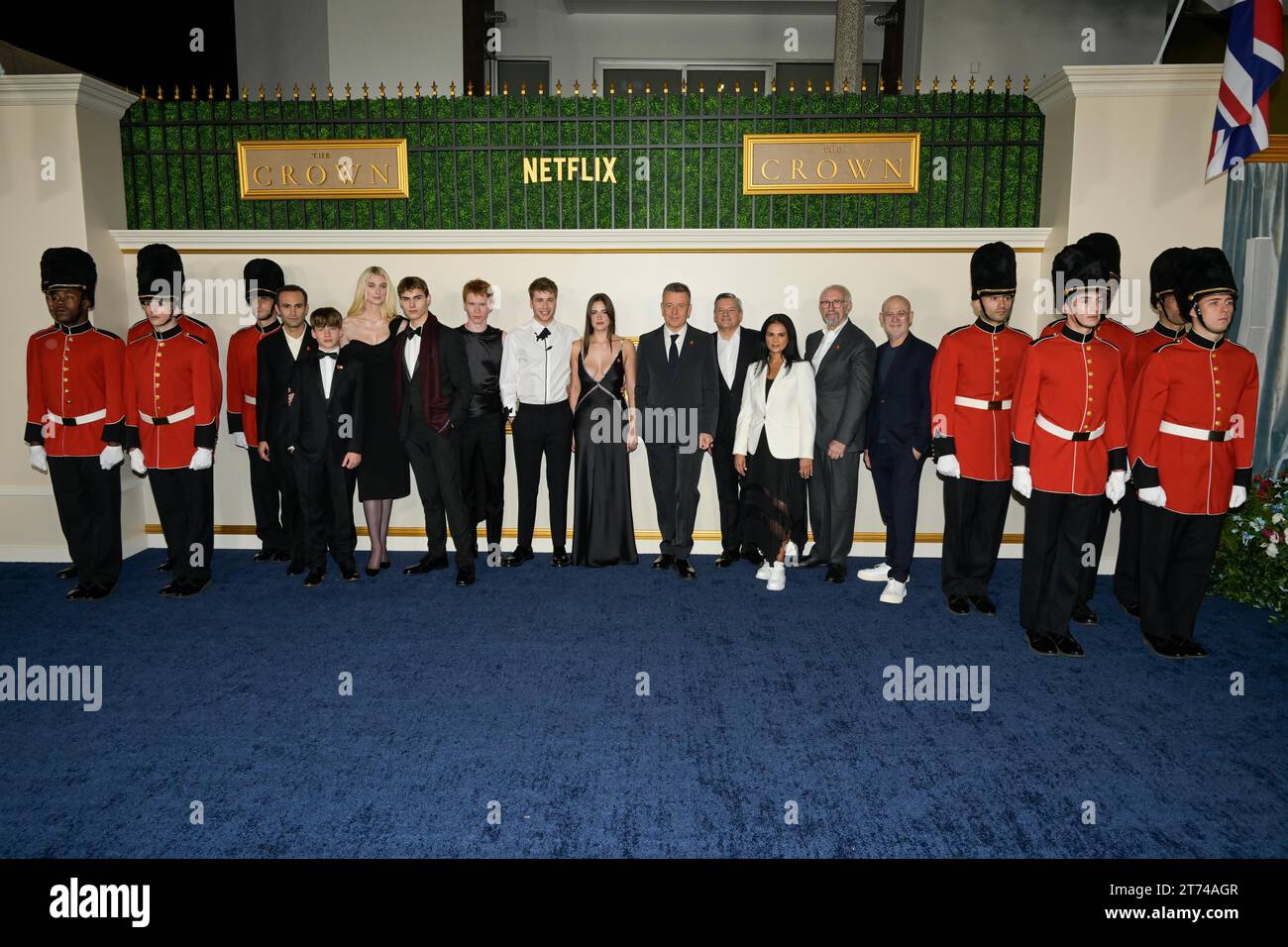 Westwood, California, USA. 12th Nov, 2023. (L-R) Khalid Abdalla, Fflyn ...
