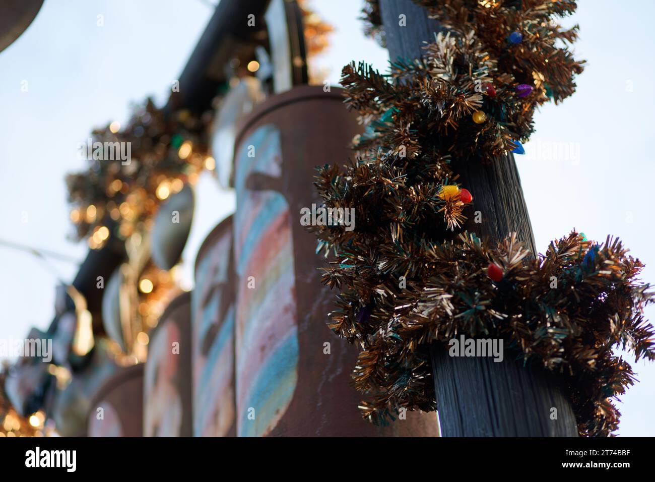 Disney California Adventure Cars Land Christmas Lights Stock Photo Alamy disney-california-adventure-cars-land-christmas-lights-stock-photo-alamy