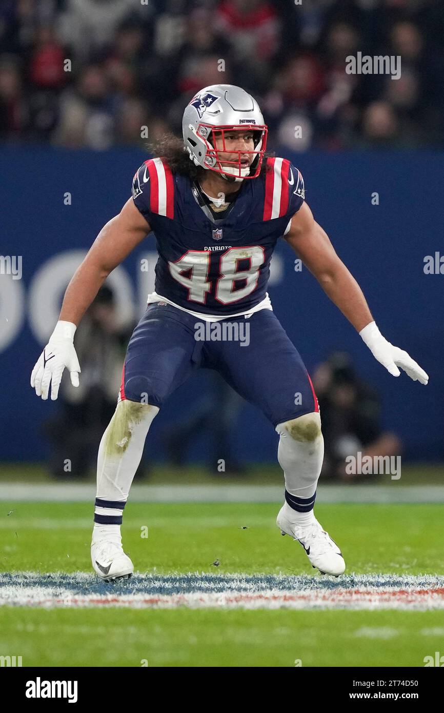 New England Patriots Linebacker Jahlani Tavai (48) In Action During An ...