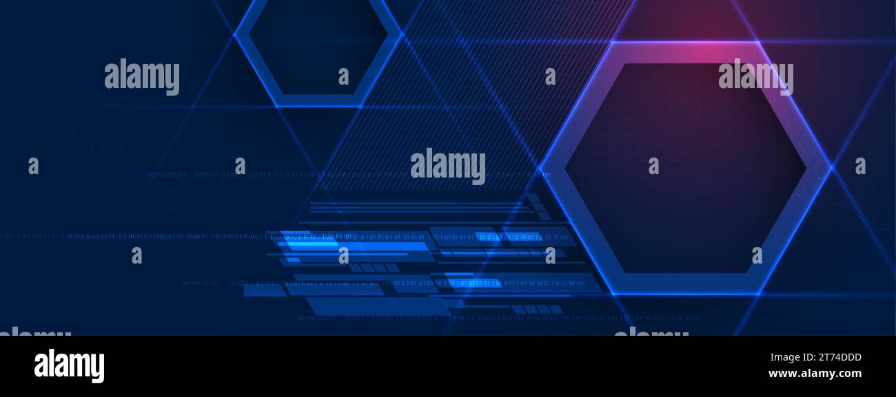 Geometric hexagon abstract background with simple polygonal elements ...