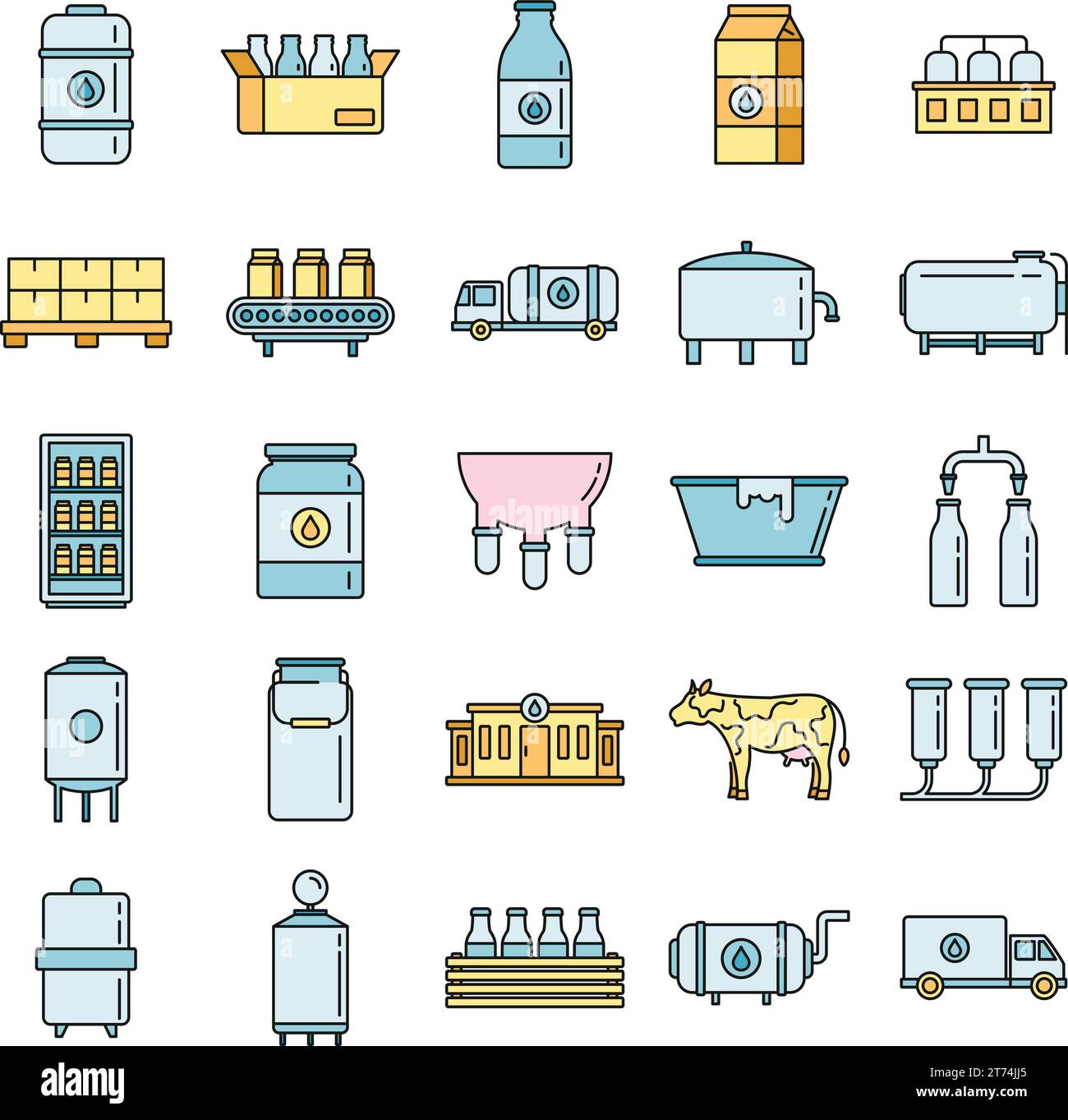 Manufacturing selling process color Stock Vector Images - Alamy