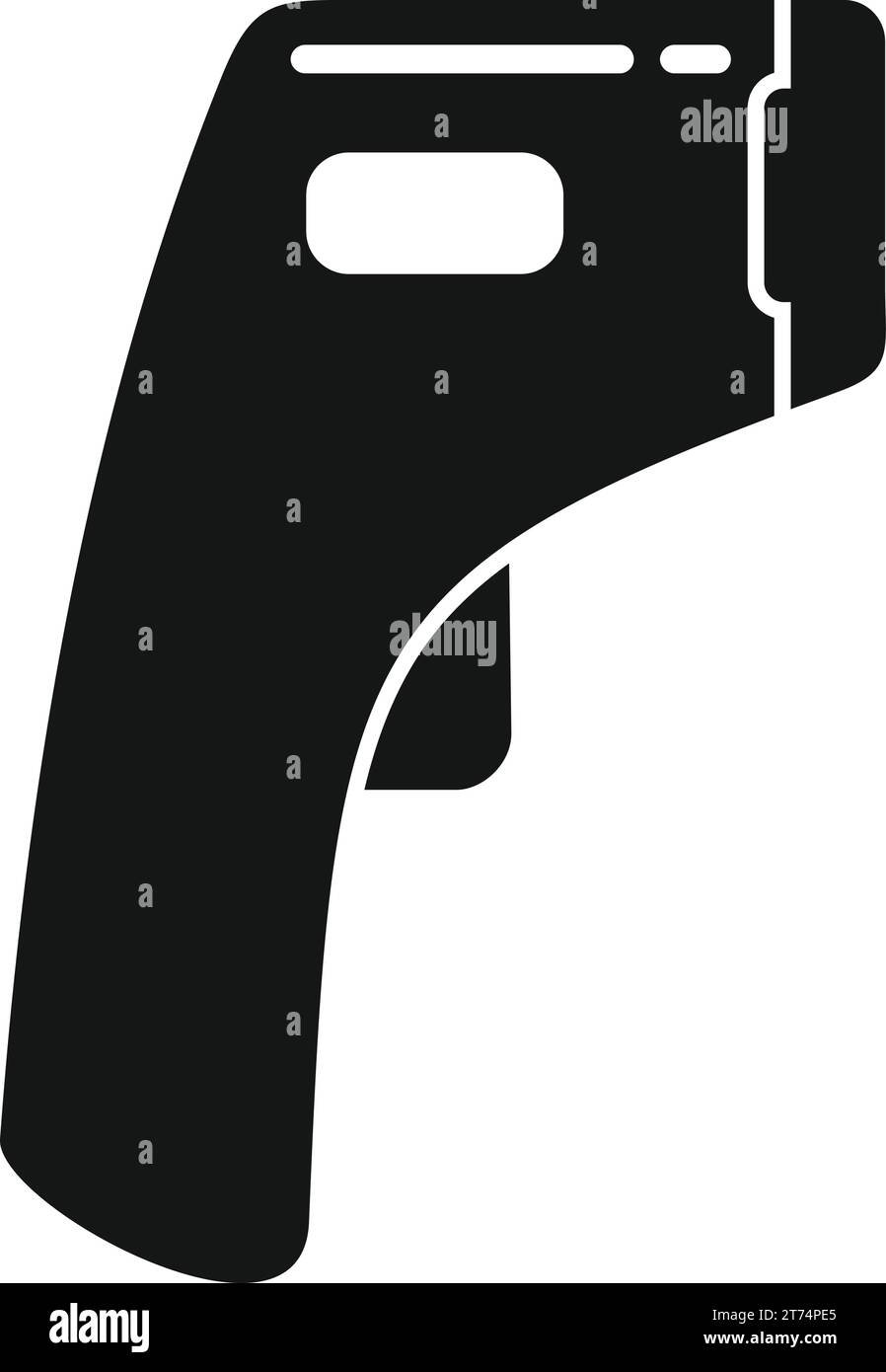 Laser thermometer device icon simple vector. Scan test care. Virus tool ...