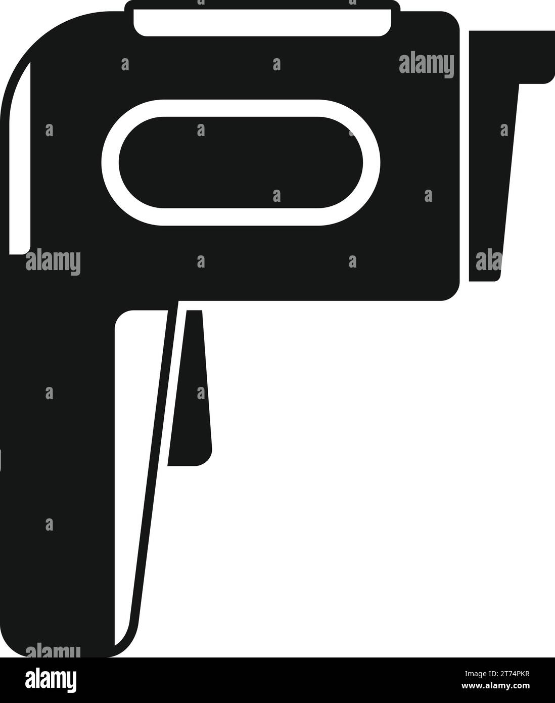 Health temperature scanner icon simple vector. Laser scanner. Health