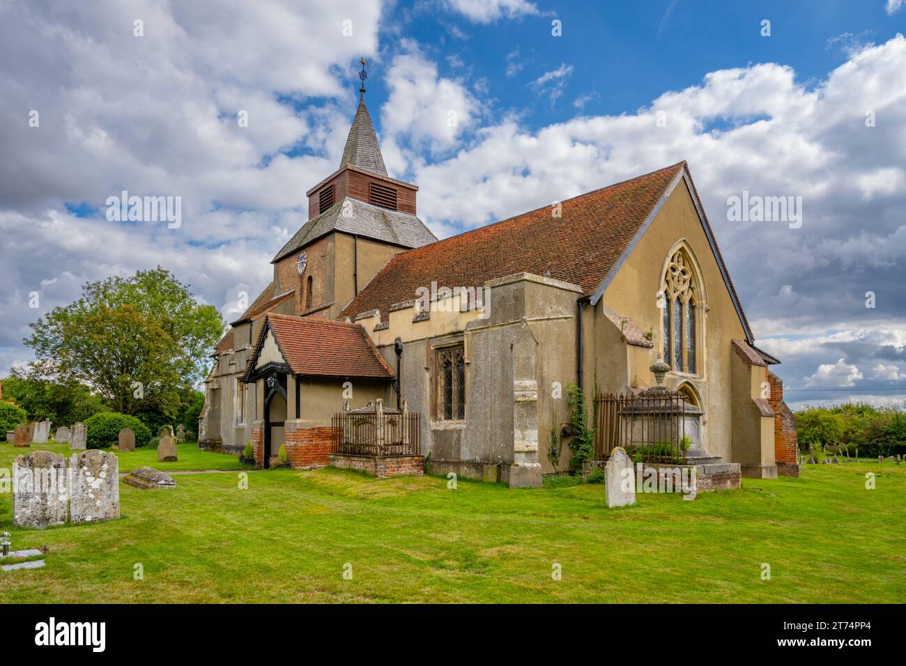 St Nicholas's Church, Fyfield, Ongar, Essex Stock Photo