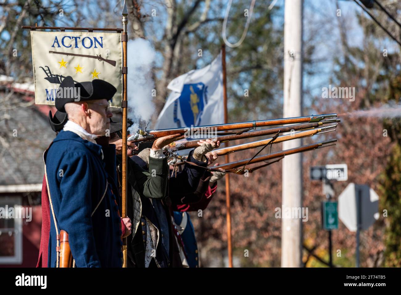 Acton's annual ceremony held in Acton Center in front of Town Hall ...