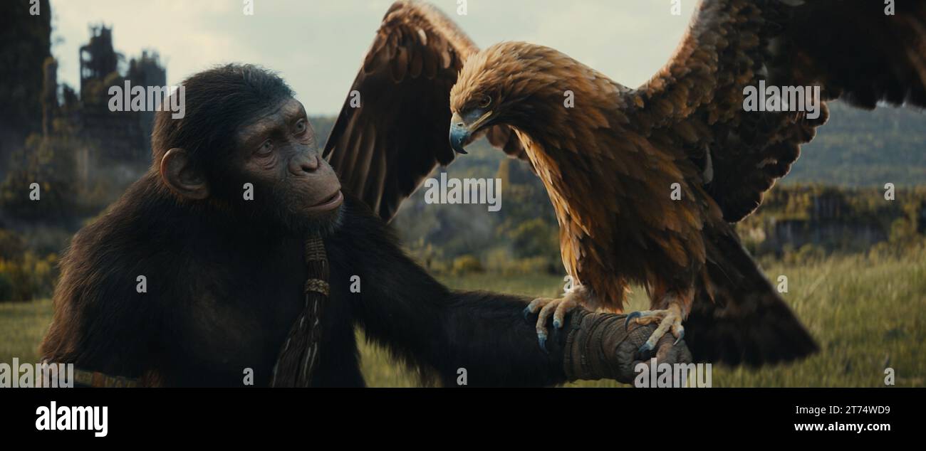 Kingdom of the Planet of the Apes Cornelius & Eagle Stock Photo - Alamy