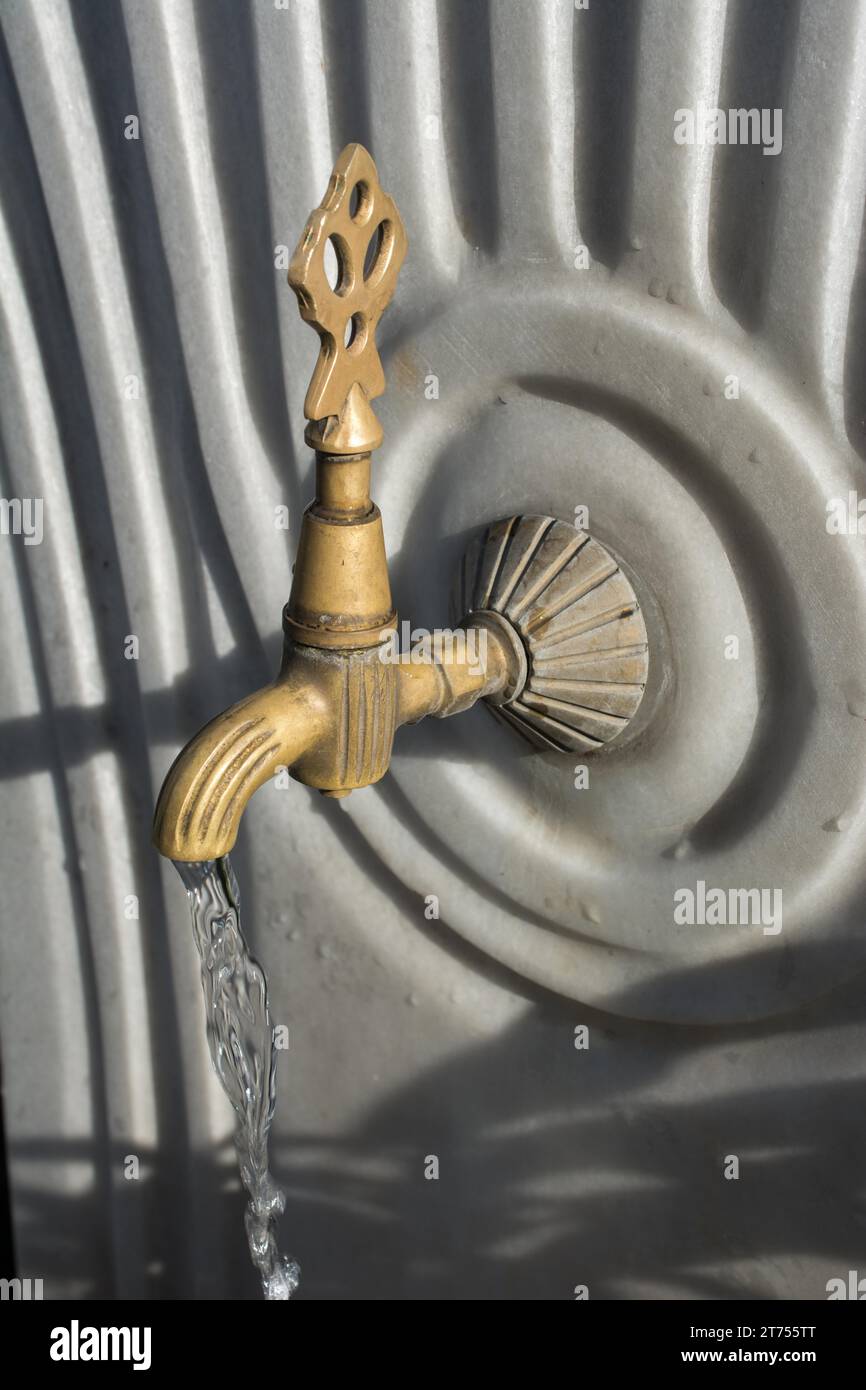 Example Water Tap Turkish Ottoman style water tap examples Stock Photo - Alamy