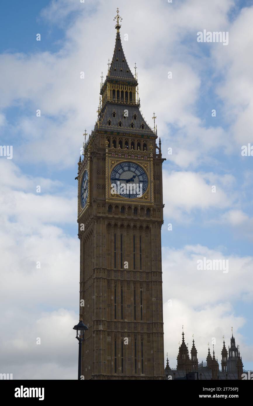 Elizabeth Tower (Big Ben) in London Stock Photo